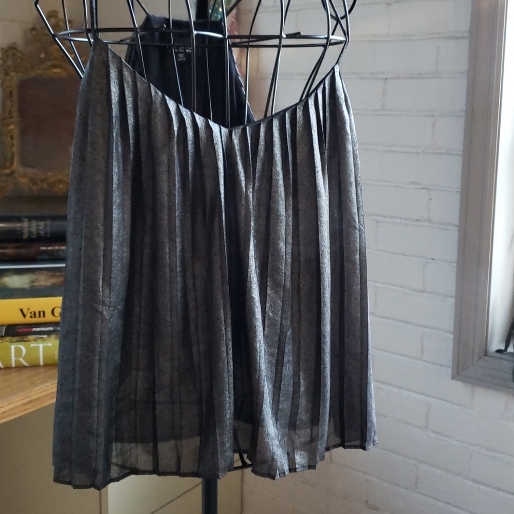 Topshop silver grey spaghetti strap camisole